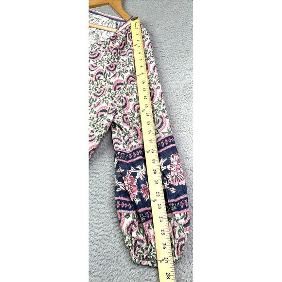 NATURAL LIFE Pink and Green Floral Crop Top - Picture 3 of 10